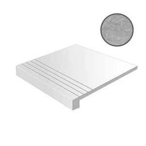 Ступень Vives Gradone Delta-R Cemento Antideslizante 59,3x59,3 матовая