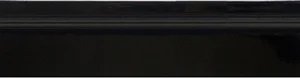 Бордюр Petracers Gran Gala Battiscopa Nero 8x31,5 глянцевый