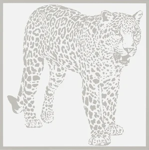 Декоративный элемент Petracers Gran Gala Leopardo A Caccia Bianco 94,9x94,9 глянцевый