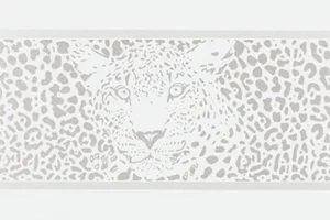 Бордюр Petracers Gran Gala Listello Leopardo D Bianco 21x31,5 глянцевый