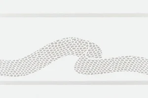 Бордюр Petracers Gran Gala Listello Serpente B Bianco 21x31,5 глянцевый