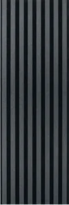 Декоративный элемент Petracers Gran Gala Stripes Nero 31,5x94,9 глянцевый