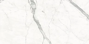 Керамогранит Graniti Fiandre Maximum Marmi Calacatta Statuario A Semilucidato Book 150x300 лаппатированный
