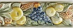 Бордюр Grazia Boiserie Robbiana Decorato Beige C RODE02 8x20 матовый
