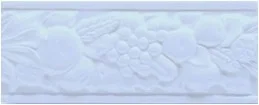 Бордюр Grazia Boiserie Robbiana Indaco Matt. ROB08 8x20 матовый