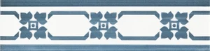 Бордюр Grazia Cottage Listello Navy COTL6 5x20 матовый