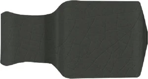 Спецэлемент Grazia Elegance Ang Bordura Flint Craquele BOAELQ6 1,5x3,5 глянцевый