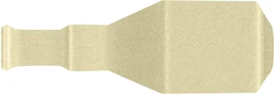 Спецэлемент Grazia Elegance Ang Finale Bone Craquele FIAELQ2 2,2x8,5 глянцевый