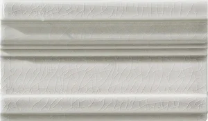 Бордюр Grazia Essenze Capitello Argento Craquele CAP011 7,5x13 глянцевый