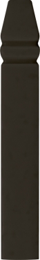 Спецэлемент Grazia Shades Of Art Ang. Zoccolo Charcoal ZOSA5 1,7x13 матовый