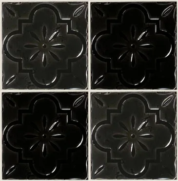Декоративный элемент Grazia Shades Of Art Giralda Charcoal GIRA5 13x13 глянцевый