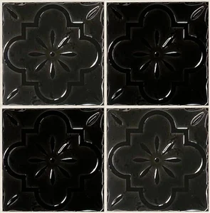 Декоративный элемент Grazia Shades Of Art Giralda Charcoal GIRA5 13x13 глянцевый