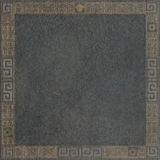 Greek Cassettone Antracite Oro 261363