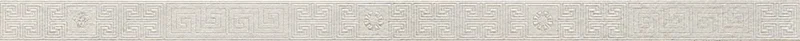 Бордюр Versace Greek Listello Bianco 261130 4x80 матовый