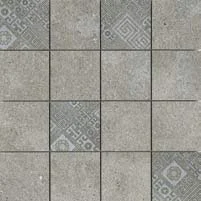 Мозаика Versace Greek Mosaico T16 Decorato Grigio Scuro 261202 40x40 матовая