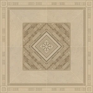 Панно Versace Greek Rosone Beige Oro 261174 160x160 матовое