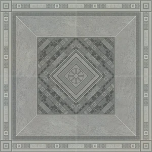 Панно Versace Greek Rosone Grigio 261172 160x160 матовое