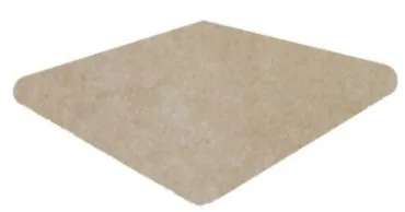 Ступень Gres de Aragon Capri Beige Esquina Redondeado 33x33 матовая
