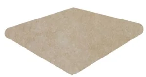 Ступень Gres de Aragon Capri Beige Esquina Redondeado 33x33 матовая
