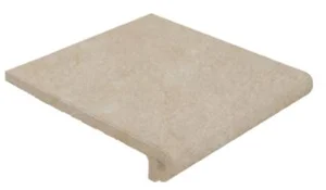 Ступень Gres de Aragon Capri Beige Peldano Redondeado 32,5x33 матовая