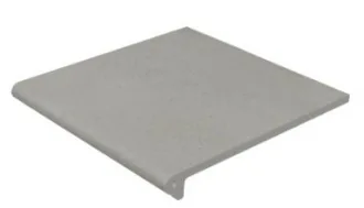 Cotto Gris Peldano Redondeado