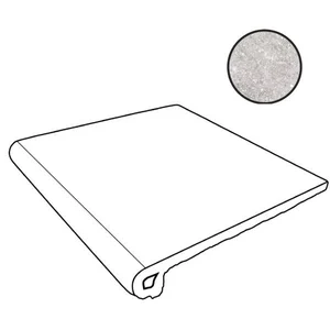 Ступень Gres de Aragon Petra Anti-Slip Gris 30x33 матовая