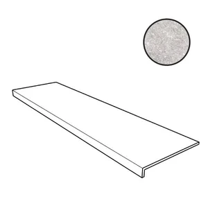 Ступень Gres de Aragon Petra Anti-Slip Gris Recto 33x120 матовая