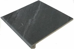 Ступень Gres de Aragon Tibet Anti-Slip Antracita 30x33 полированная