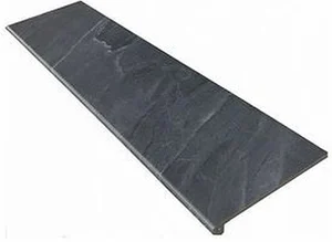 Ступень Gres de Aragon Tibet Antracita 33x120 полированная