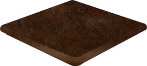 Ступень Gres de Aragon Urban Caoba Anti-Slip Esquina Redonda 33x33 матовая