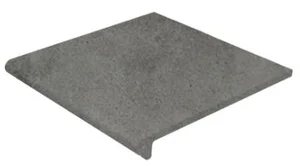 Ступень Gres de Aragon Urban Grafito Anti-Slip Peldano Redondo 30x33 матовая