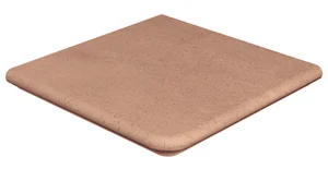 Ступень Gres de Aragon Urban Marron Esquina Redonda 33x33 матовая
