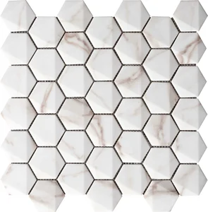 Мозаика Grespania Maritima Hexagonal Calacata 69HE-CA 30x30 матовая