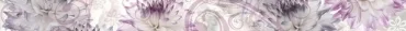 Бордюр Azuliber Gloss Infinity Listello Crisantemos 5,5x60 глянцевый