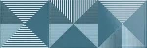 Декоративный элемент Harmony Crayon Blue Decor 10x30 глянцевый