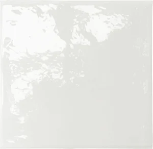 Плитка Harmony 44022 DRIP White Plain 13,2x13,2 Q-76 глянцевая