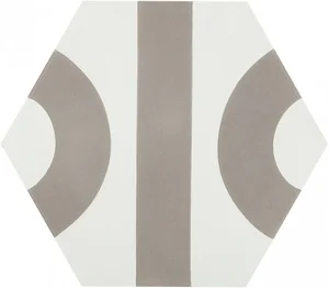 Керамогранит Harmony Dsignio Roll White-Grey 18909 24,8x28,5 матовый