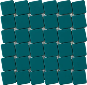 Мозаика Harmony D.Nuc Turquoise 20129 28x28 матовая