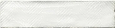 Плитка Harmony Highland White 23664 7,5x30 структурированная