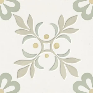Керамогранит Harmony 40464 LLEVANT Taupe Garden Lt 22,3x22,3 Q-55 глянцевый
