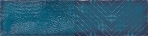 Плитка Harmony Pasadena Blue 7,5x30 глянцевая