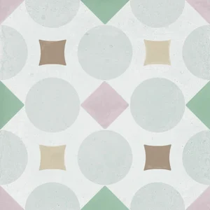Керамогранит Harmony Patterns Pink Geometric 3386034803 22,3x22,3 матовый
