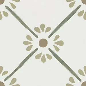 Керамогранит Harmony Provenza Green Flower 3386037788 22,3x22,3 матовый