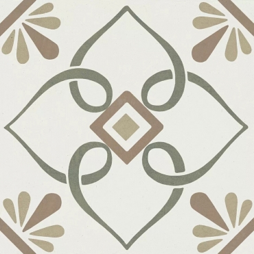 Керамогранит Harmony Provenza Green Petals 3386037790 22,3x22,3 матовый
