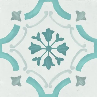 Керамогранит Harmony Sirocco Blue Ornate 32926 22,3x22,3 матовый