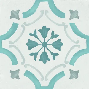 Керамогранит Harmony Sirocco Blue Ornate 32926 22,3x22,3 матовый