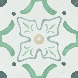 Керамогранит Harmony Sirocco Green Flower 32921 22,3x22,3 матовый
