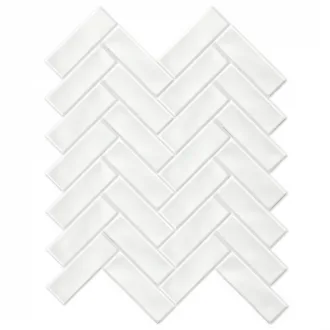 Always Herringbone Mosaic Snow