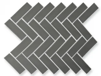 Leeds Herringbone Mosaic Hermatite