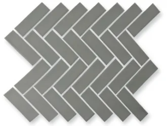 Leeds Herringbone Mosaic Smoke